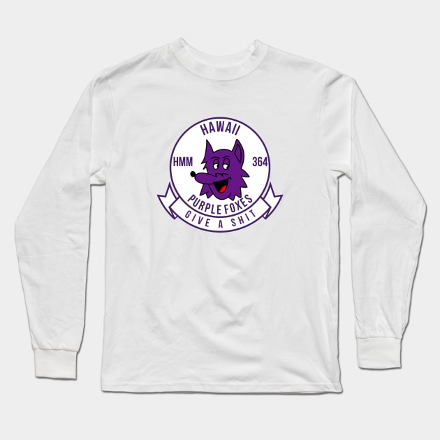 HMM or VMM 364 The Purple Foxes Long Sleeve T-Shirt by Yeaha